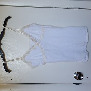 PINK L Cream Colored tank top